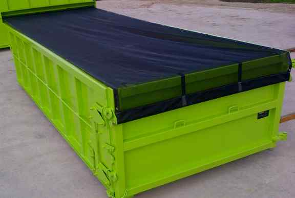 Container roll-tarp