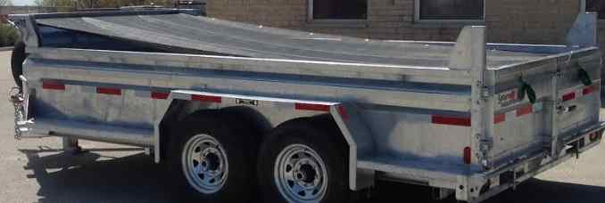 Dumper trailer tarp