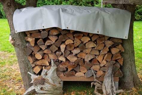 Firewood tarps