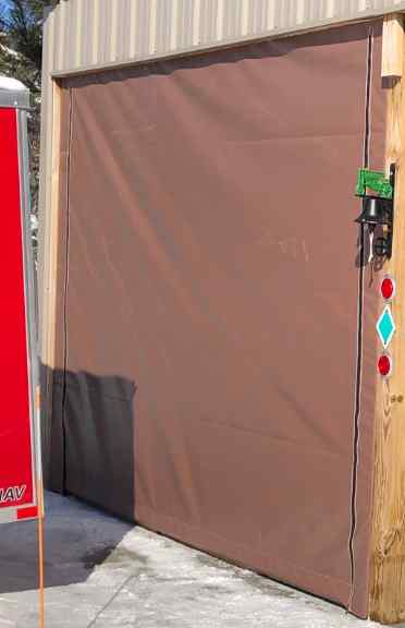 Roll up door tarp in Canton Michigan