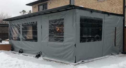 Patio winter tent