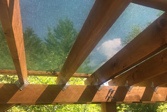 Pergola shade covers