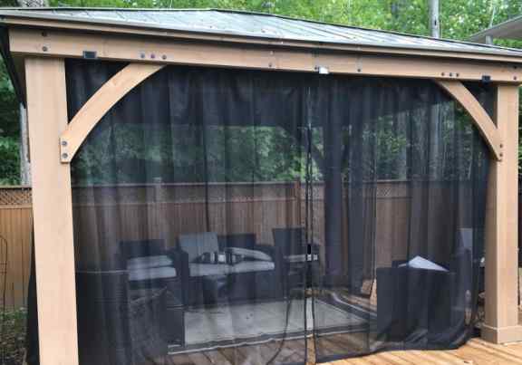 Screened in Gazebo