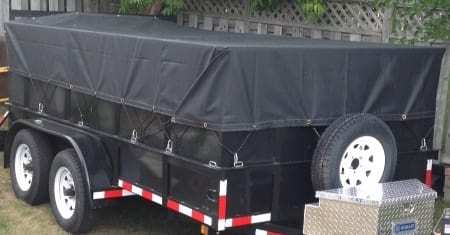 Tarp for a utility trailer