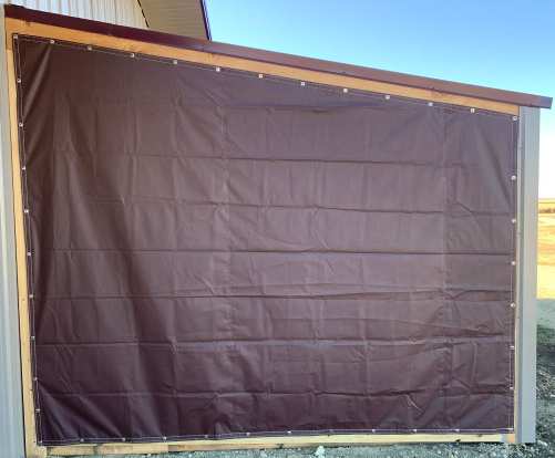 Trapezoid shaped tarp