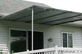 Waterproof awning