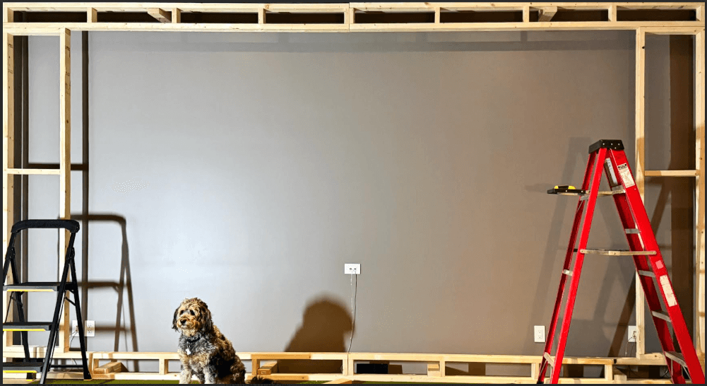 DIY 2x4 Wooden Golf Simulator Screen Frame DIY 2x4 Wooden Golf Simulator Screen Frame