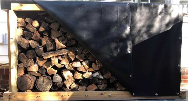 Wood shed cover